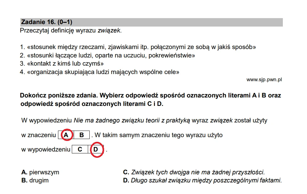 Egzamin ósmoklasisty. Język polski - odpowiedzi Egzamin ósmoklasisty. Język polski - odpowiedzi