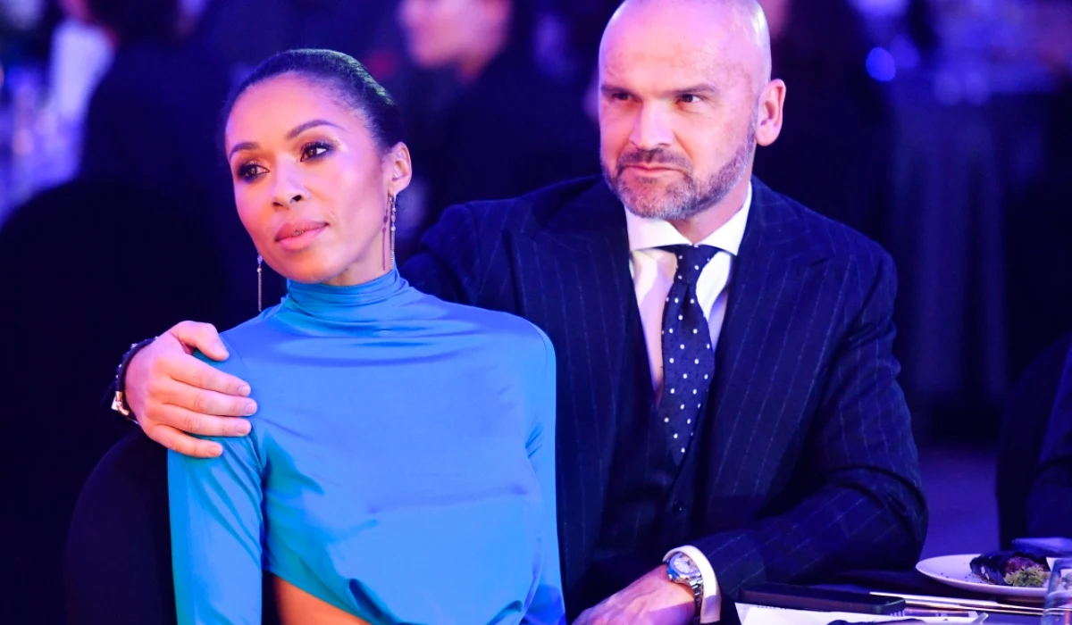 Omenaa Mensah i Rafał Brzoska Omenaa Mensah i Rafał Brzoska