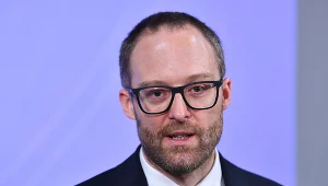 Prezes Giełdy Papierów Wartościowych Marek Dietl w Davos