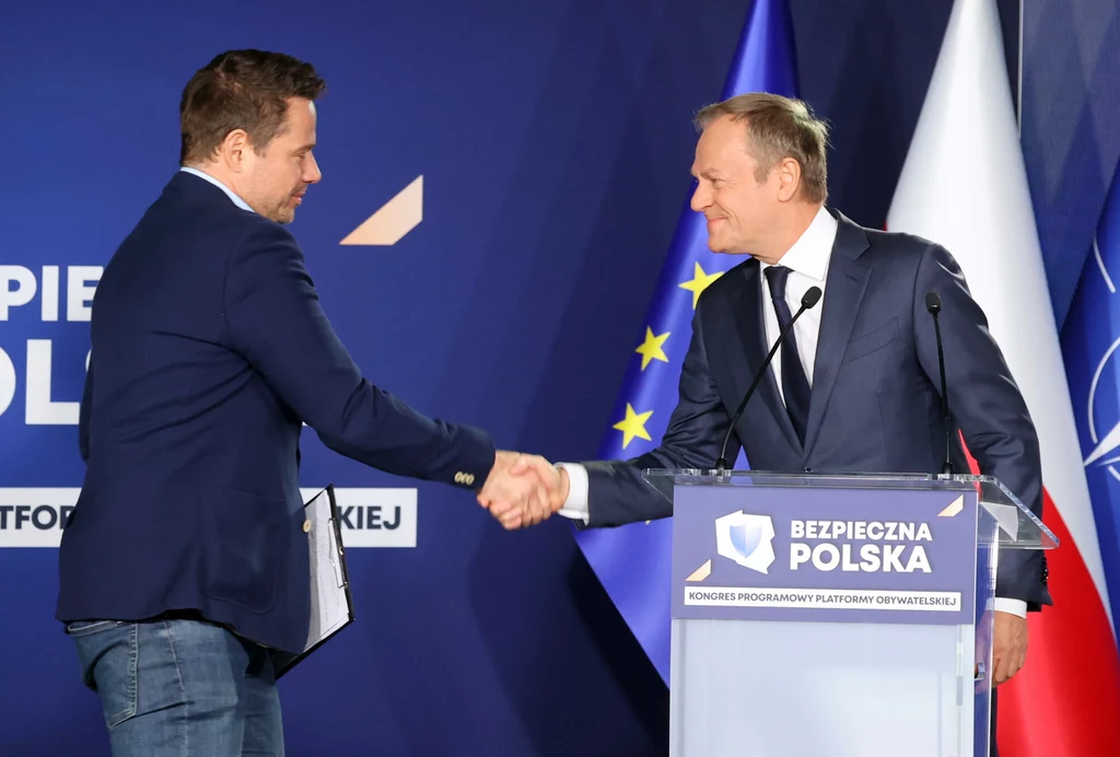Rafał Trzaskowski i Donald Tusk Rafał Trzaskowski i Donald Tusk