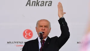 Devlet Bahceli, lider wspierającej rząd Recepa Tayyipa Erdogana Partii Narodowego Działania (MHP)