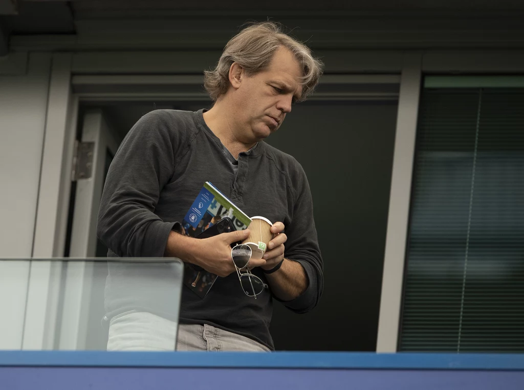 Todd Boehly na meczu Chelsea