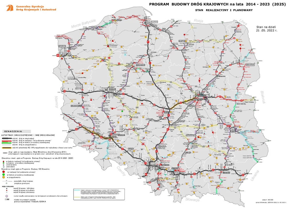 Program budowy dróg w Polsce na lata 2014-2023