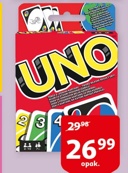 Karty do gry Uno