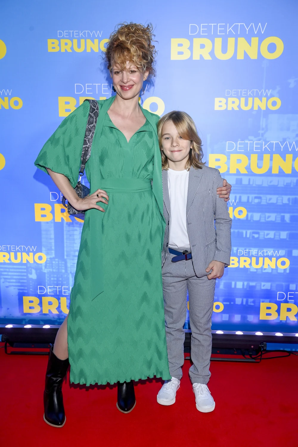 Karolina Gruszka i Iwo Rajski na premierze filmu "Detektyw Bruno"