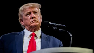 Donald Trump podczas majowego wystąpienia w Teksasie