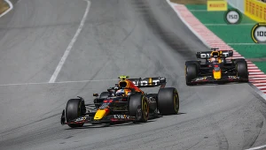 Formuła 1: Grand Prix Monako. O której godzinie dzisiaj początek wyścigu? Gdzie obejrzeć transmisję w telewizji i Internecie? Na zdjęciu Max Verstappen i Sergio Perez (Red Bull) 