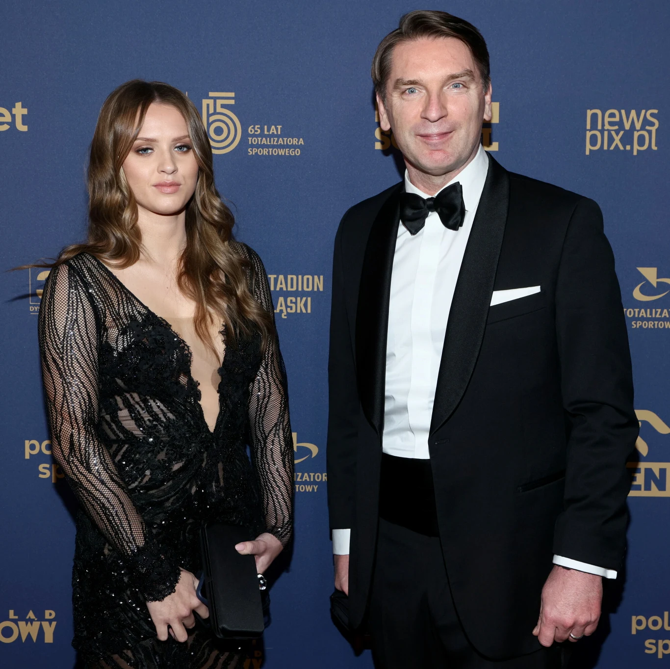 Tomasz Lis z córką Polą Lis na Gali Mistrzów Sportu Tomasz Lis z córką Polą Lis na Gali Mistrzów Sportu
