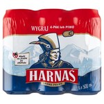 Harnaś Piwo jasne pełne 6 x 500 ml