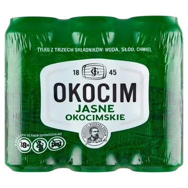 Оkocim Piwo jasne okocimskie 6 x 500 ml - 2