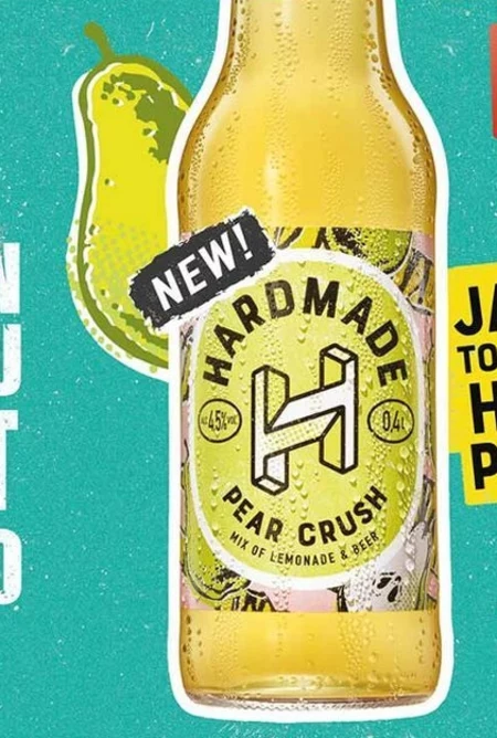 Hardmade Pear Crush Piwo z lemoniadą o smaku gruszki i cytryny 400 ml