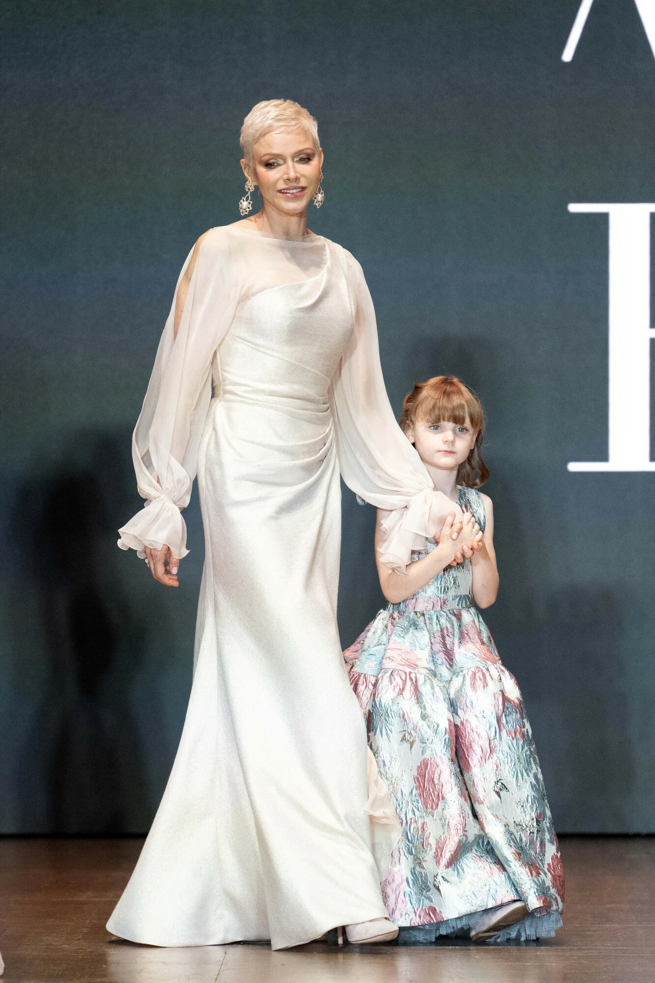 Księżna Charlene z córką Gabrielle