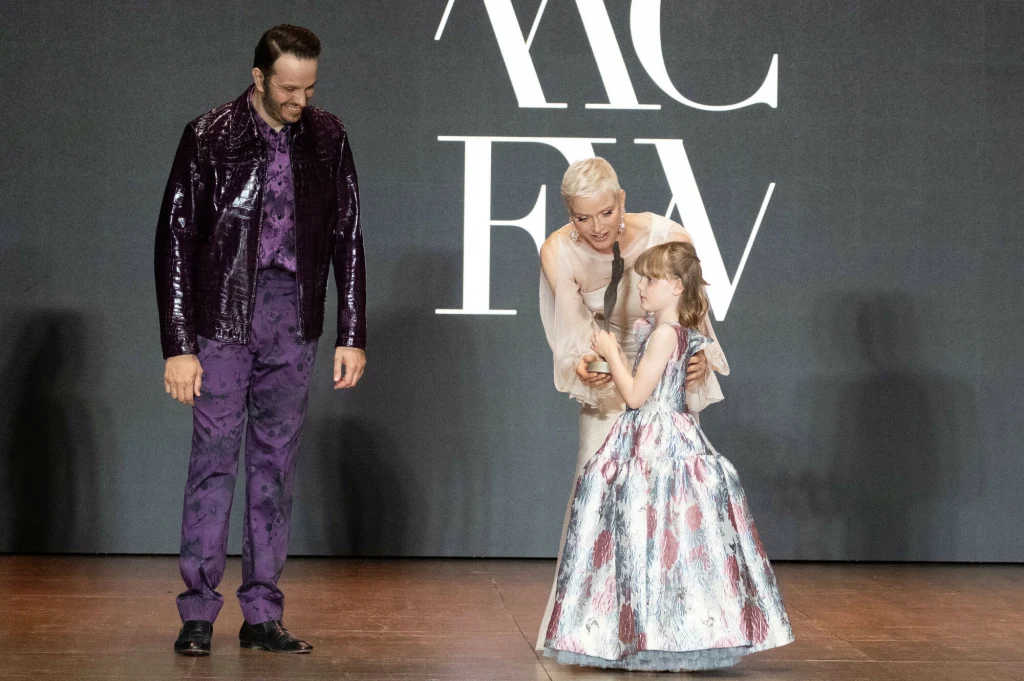 Księżna Charlene z córką Gabrielle