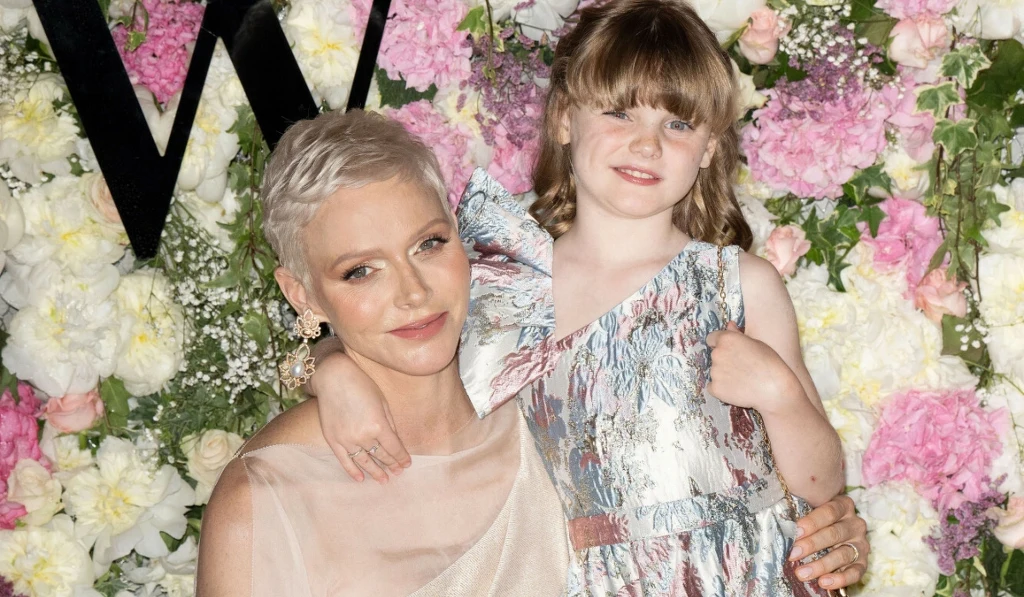 Księżna Charlene z córką Gabrielle