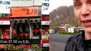 Kadry z materiału białoruskiej telewizji
