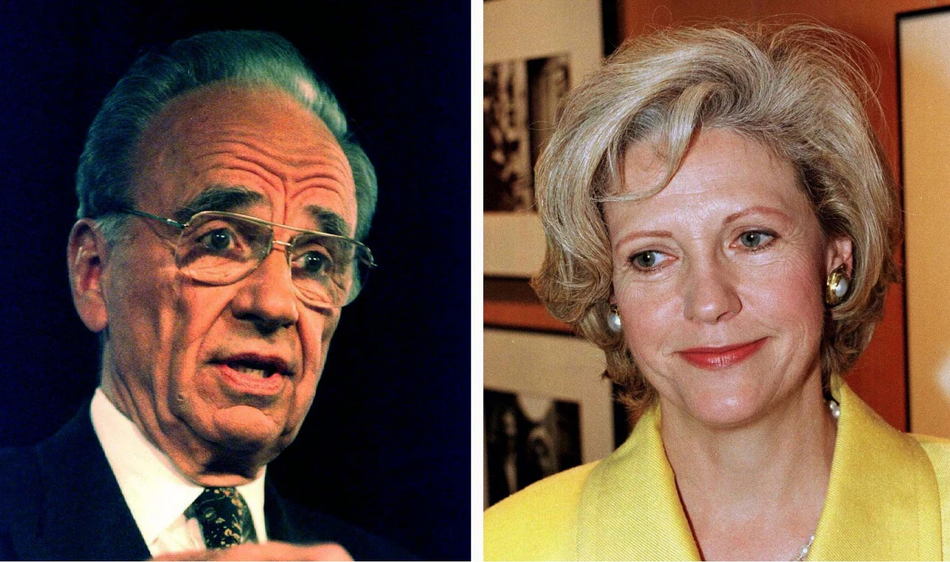 Rupert Murdoch i Anna Murdoch Mann Rupert Murdoch i Anna Murdoch Mann
