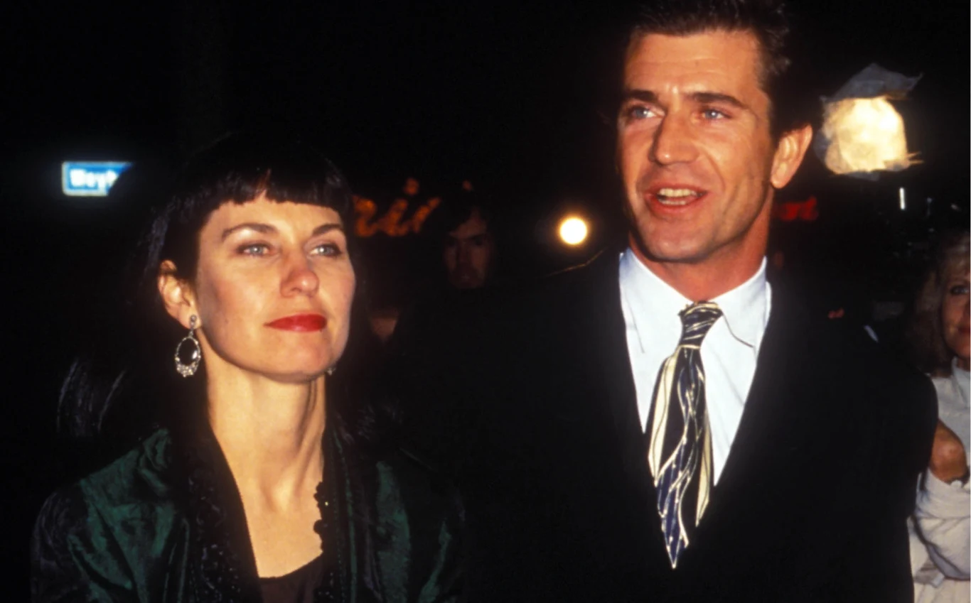 Robyn Moore i Mel Gibson Robyn Moore i Mel Gibson