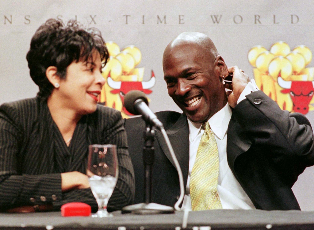 Juanita Jordan i Michael Jordan