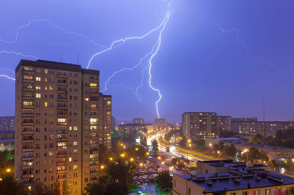 Instytut Meteorologii i Gospodarki Wodnej po raz kolejny ostrzega przed burzami