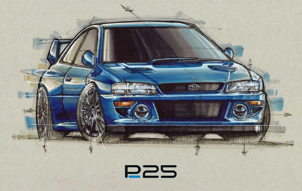 Prodrive P25 – nowoczesna interpretacja Imprezy STI 22B