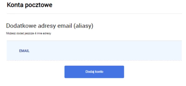 Poczta dla firmy - dodawanie aliasów w Interia Pakiet dla Firm