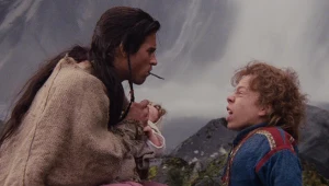Val Kilmer i Warwick Davis w filmie "Willow"