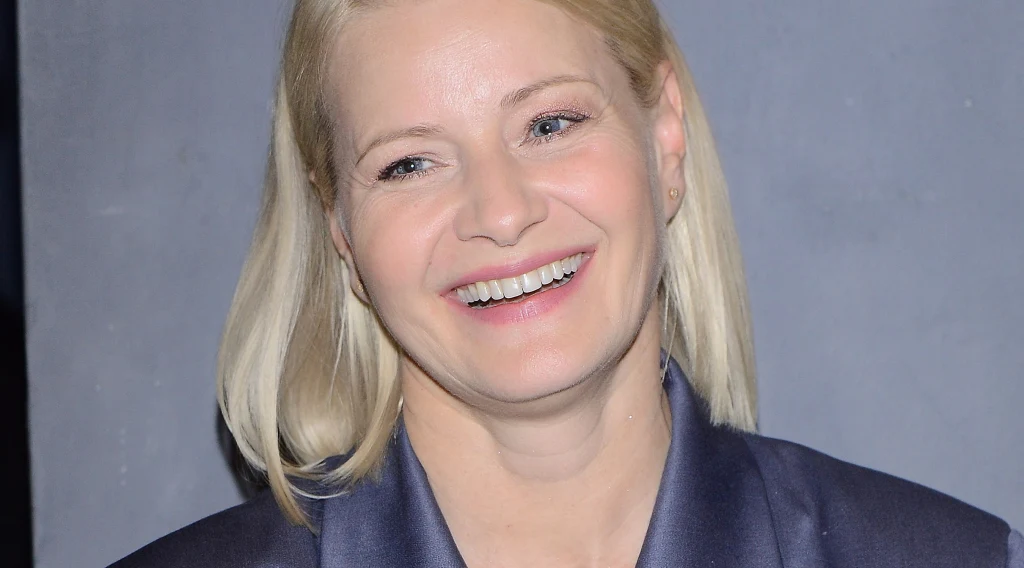 Małgorzata Kożuchowska zaszalała w centrum Warszawy Małgorzata Kożuchowska zaszalała w centrum Warszawy