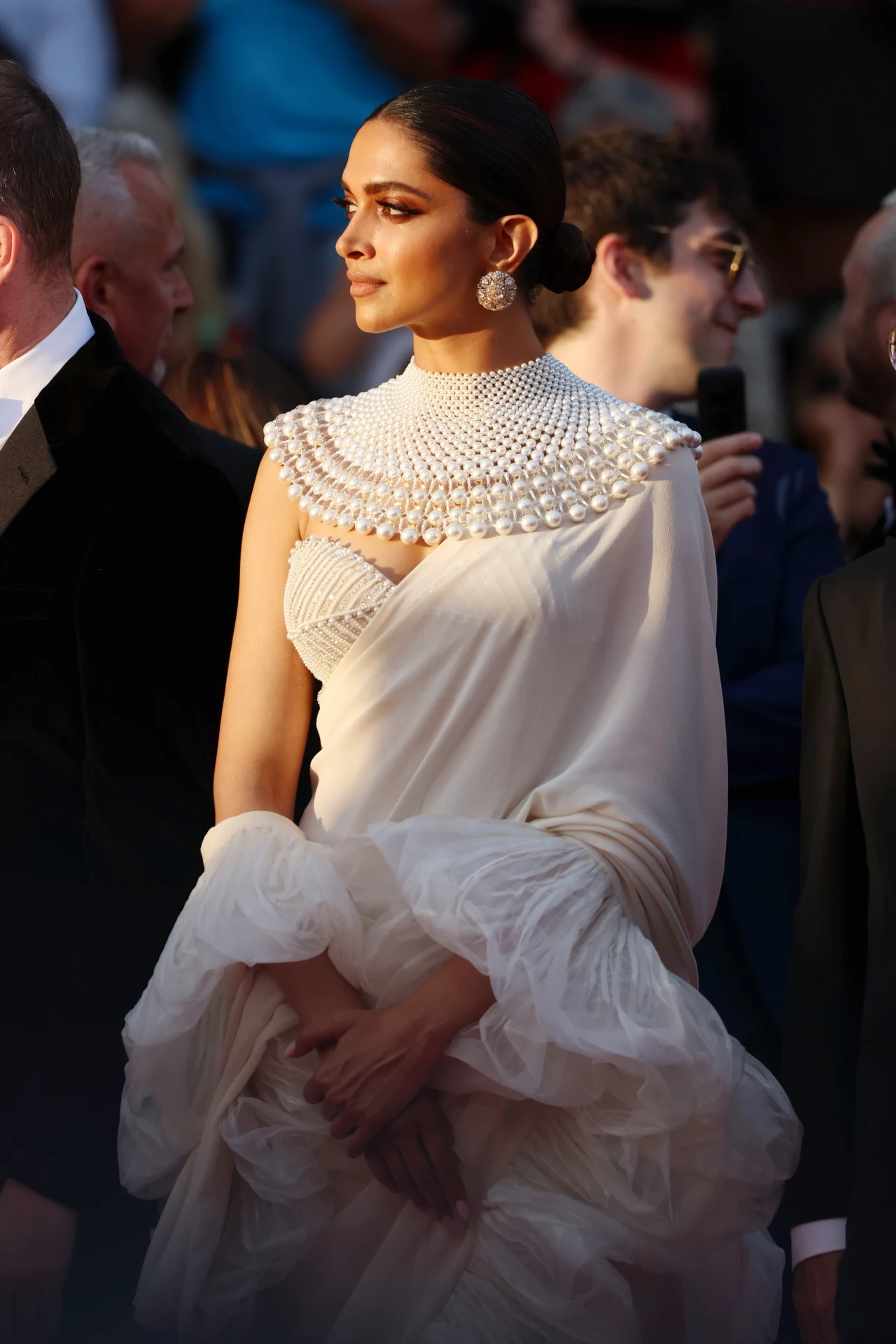 Deepika Padukone na zakończeniu festiwalu w Cannes 2022 Deepika Padukone na zakończeniu festiwalu w Cannes 2022