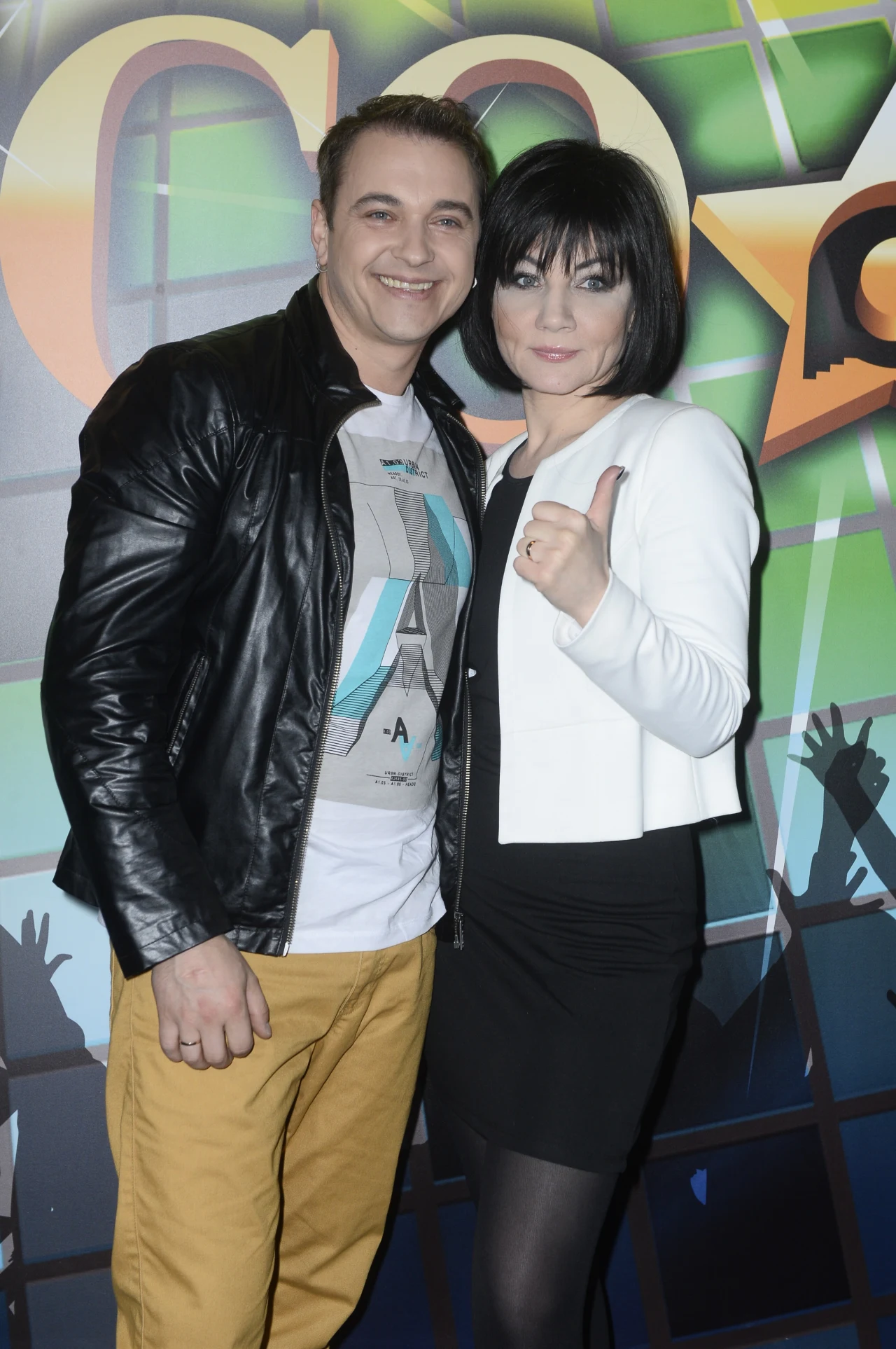 Shazza na planie "Disco Star"