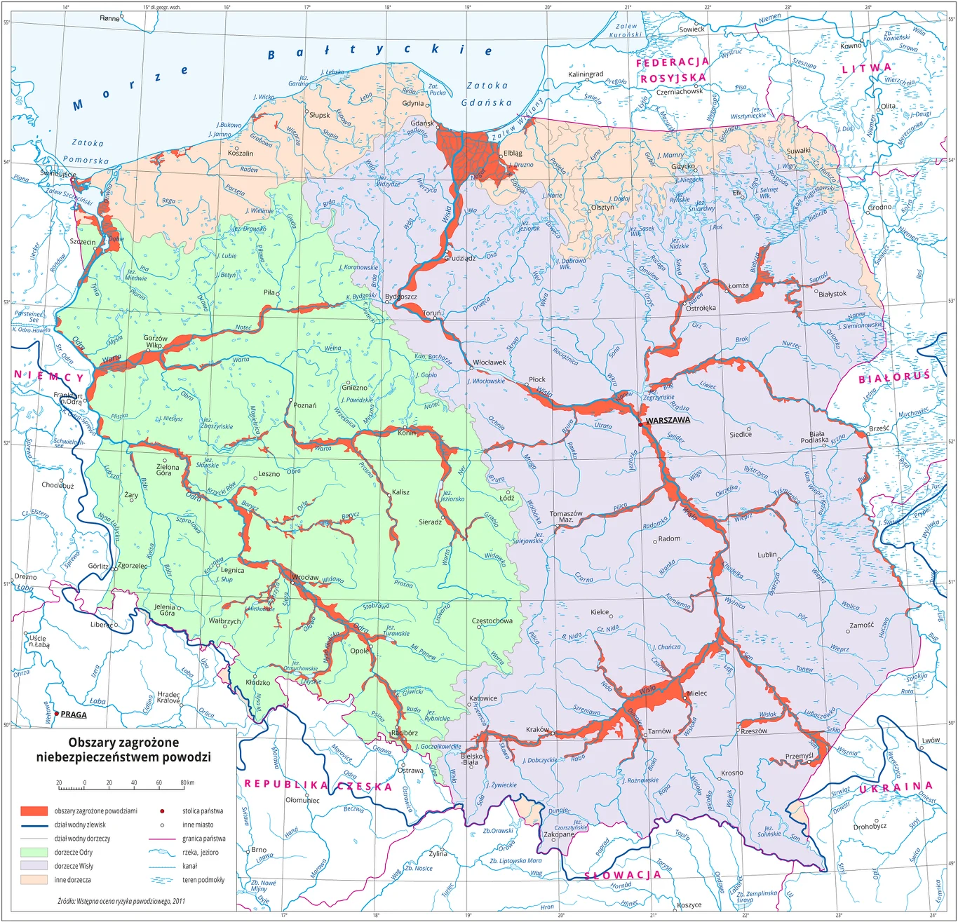 Polsce grożą coraz większe upały, ale także gwałtowne powodzie i zalania Polsce grożą coraz większe upały, ale także gwałtowne powodzie i zalania