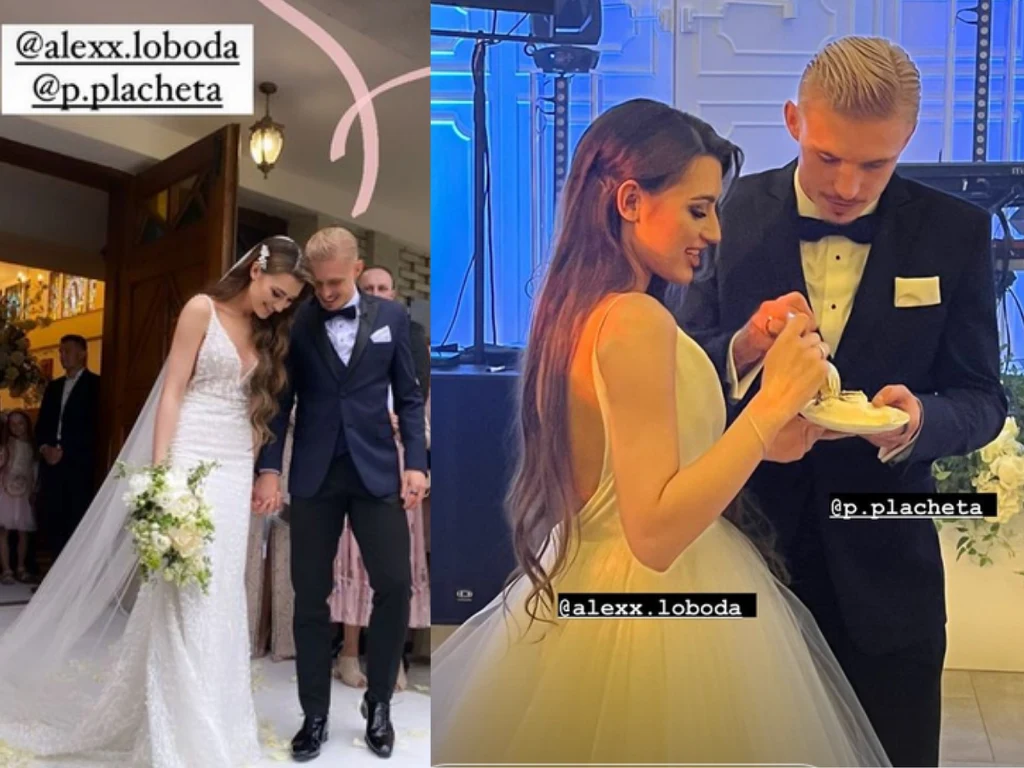 Aleksandara Łoboda pochwaliła się ślubem z Przemysławem Płachetę IG @alexx.loboda/ Aleksandara Łoboda pochwaliła się ślubem z Przemysławem Płachetę IG @alexx.loboda/