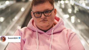 Kirill ”Boombl4” Mikhailov - fragment zdjęcia zamieszczonego w serwisie Instagram.com na profilu @boombl4