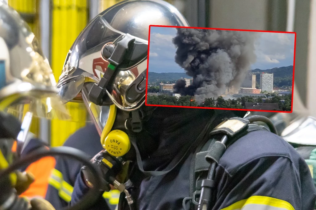 Gigantyczny pożar pod Zurychem Gigantyczny pożar pod Zurychem