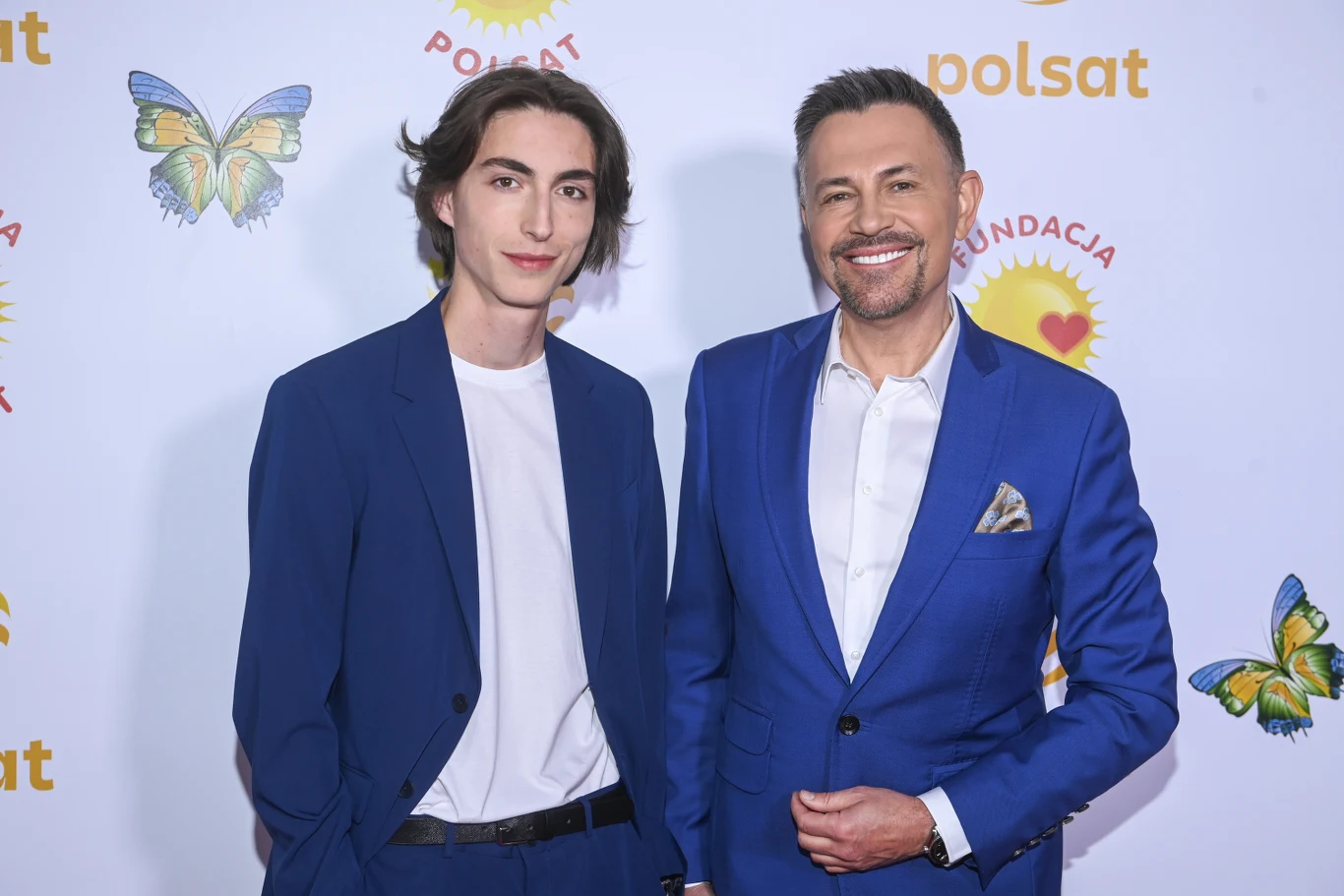 Krzysztof Ibisz z synem