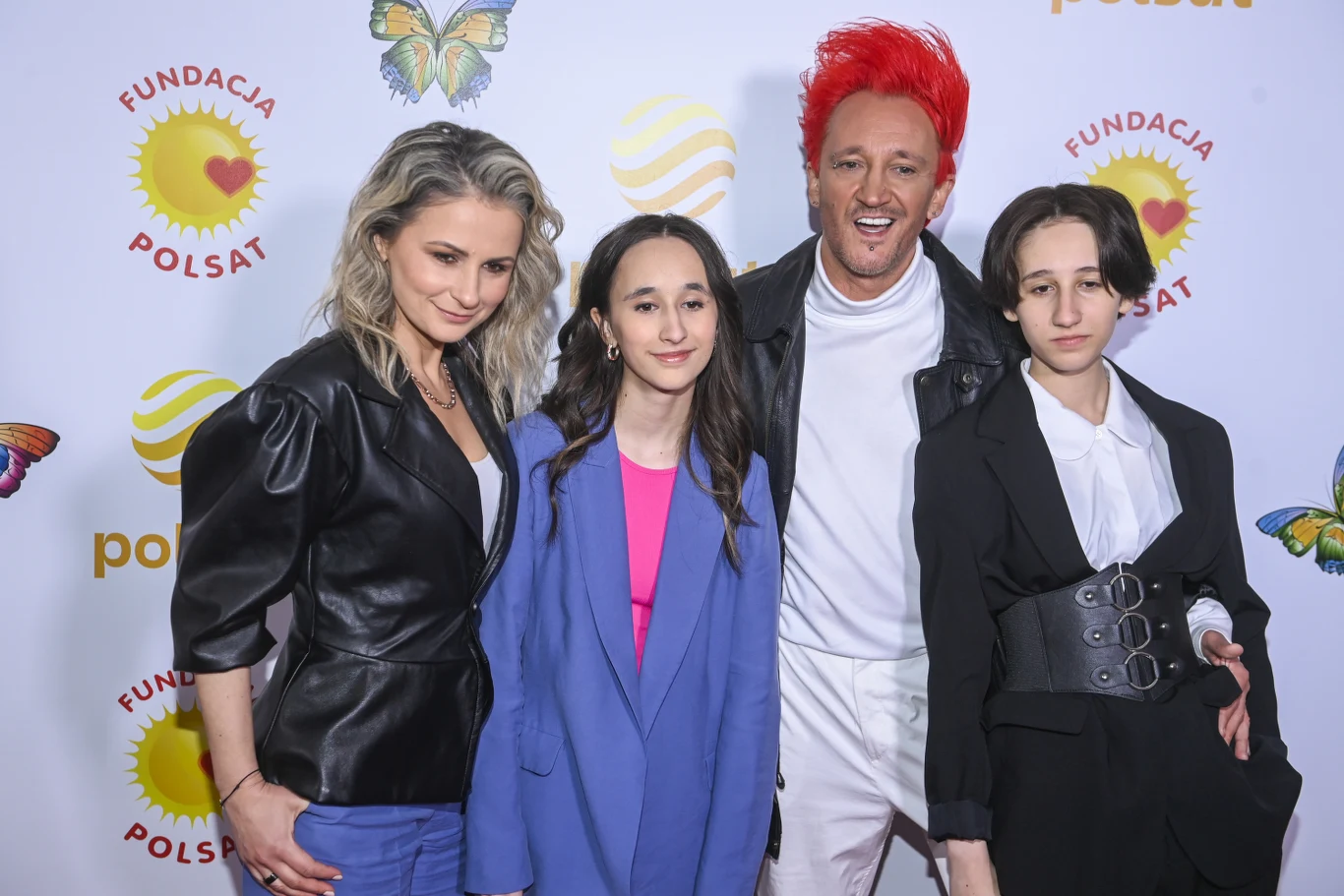 Ania Świątczak, Vivienne Wiśniewska, Michał Wiśniewski i Etiennette Wiśniewska Ania Świątczak, Vivienne Wiśniewska, Michał Wiśniewski i Etiennette Wiśniewska