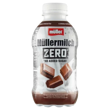 Müller Müllermilch Zero Napój mleczny o smaku czekoladowym 400 g - 1