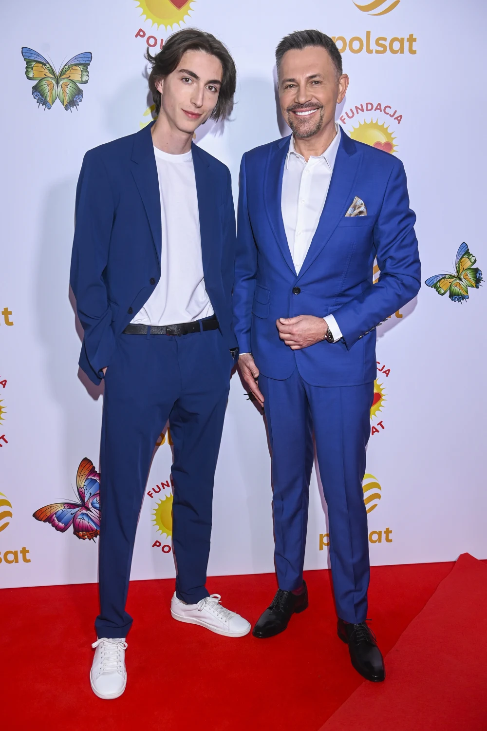 Krzysztof Ibisz z synem Maksymilianem Krzysztof Ibisz z synem Maksymilianem