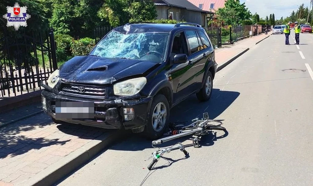 Kompletnie pijana potrąciła rowerzystkę z dzieckiem