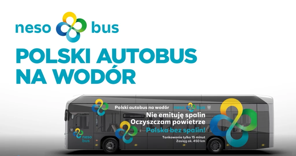 NesoBus to całkowicie nowy, wyprodukowany w Polsce zeroemisyjny miejski autobus wodorowy