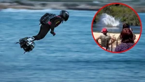 Tragedia "latającego człowieka" na odrzutowym Flyboardzie