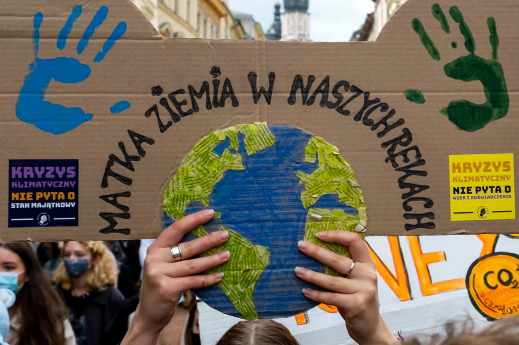 Członkowie Młodzieżowego Strajku Klimatycznego postulują zmianę systemową w Polsce i Unii Europejskiej, a za jej podstawę uważają sprawiedliwą transformację energetyczną