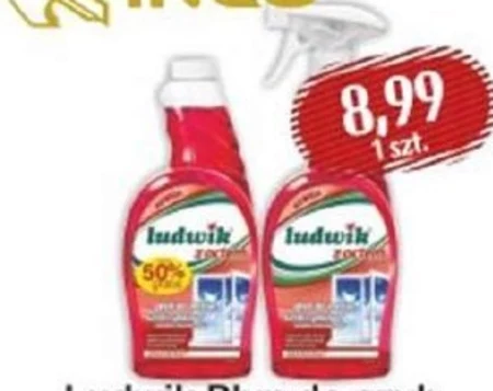 Ludwik z octem Grapefruit Płyn do mycia szyb i glazury 750 ml