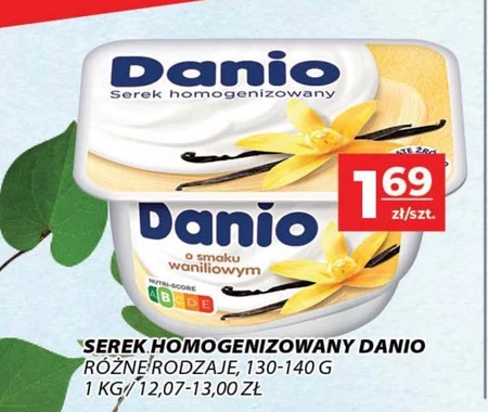 Danio Serek homogenizowany o smaku waniliowym 140 g