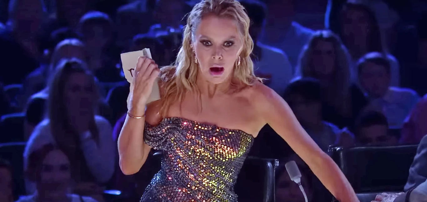 Amanda Holden podczas występu magika Witches / Youtube Amanda Holden podczas występu magika Witches / Youtube