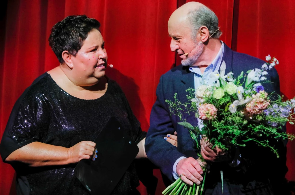 Dorota Wellman i Piotr Fronczewski