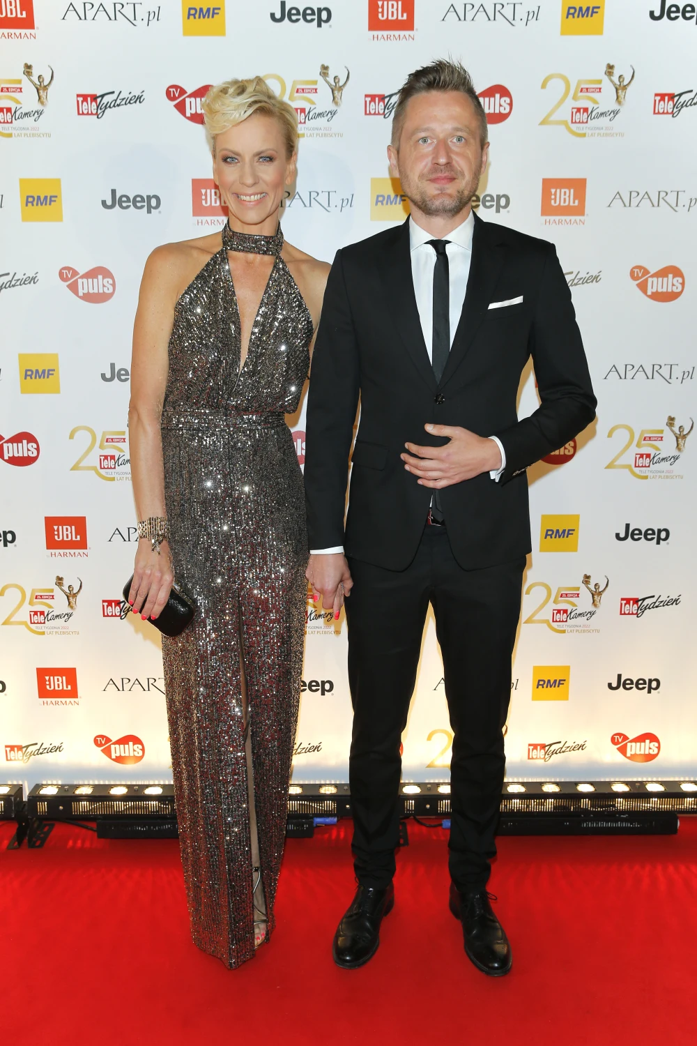 Anita Werner i Michał Kołodziejczyk na gali Telekamer Anita Werner i Michał Kołodziejczyk na gali Telekamer
