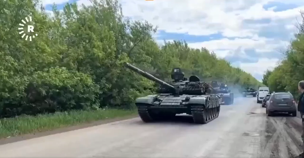 Polskie czołgi T-72M1 i T-72M1R na froncie ukraińskim Polskie czołgi T-72M1 i T-72M1R na froncie ukraińskim