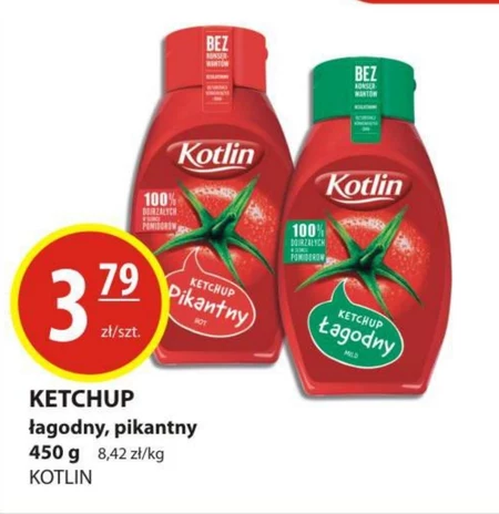 Kotlin Ketchup łagodny 450 g