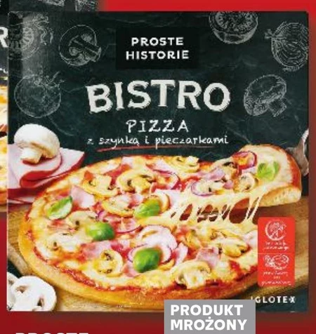Proste Historie Bistro Pizza z szynką i pieczarkami 420 g