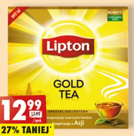 Lipton Gold Herbata czarna 150 g (100 torebek)